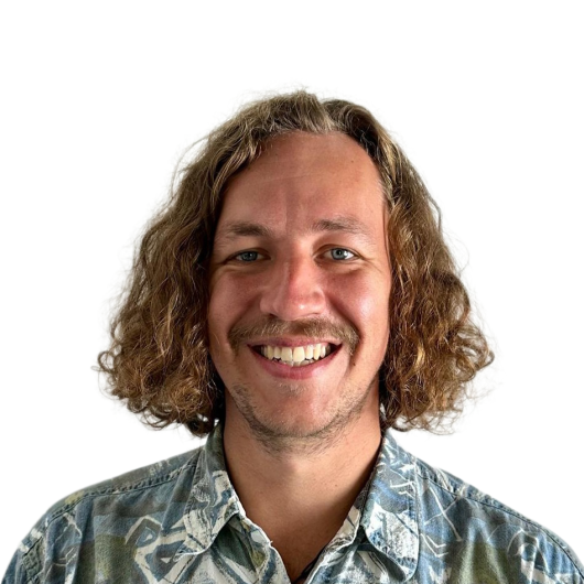 Mitarbeiter Paul Reif, Mann mit kinnlangen, braunen Haaren